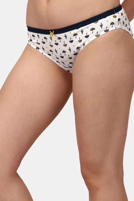 Soie Medium Rise Half Coverage Bikini Panty (Pack of 6) - Multicolor — image 8